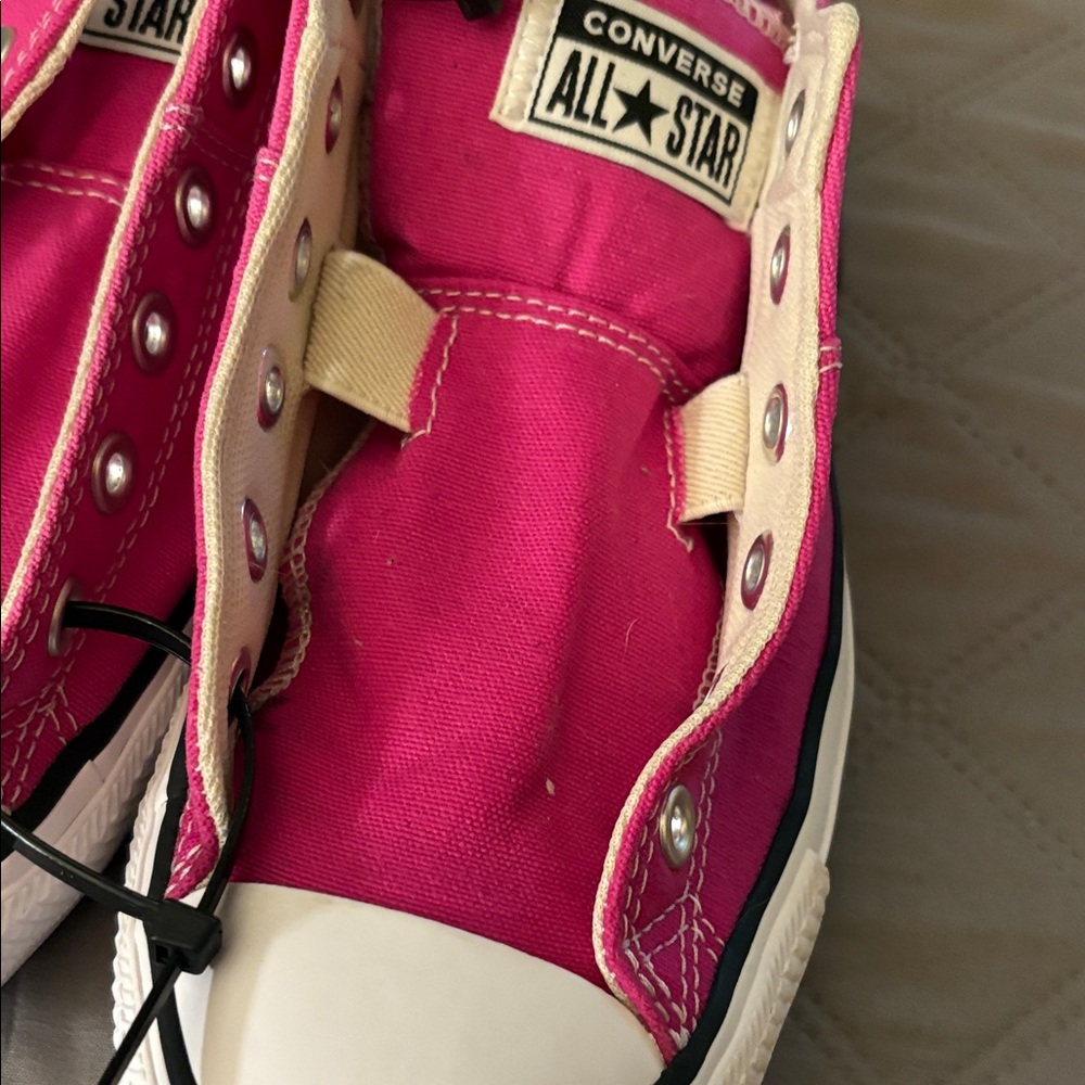 Converse Pink Canvas Sneakers - Picture 2 of 7